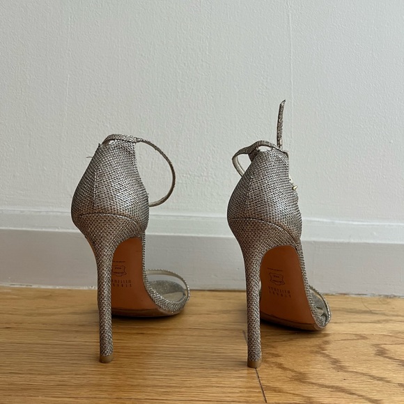 Nudistcurve Shimmery Ankle-Strap Sandals - Picture 7 of 10